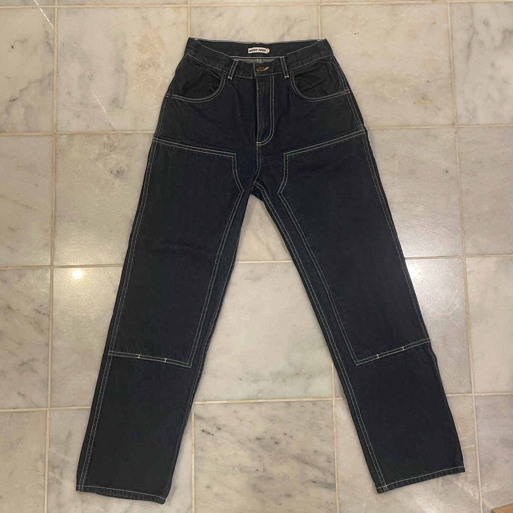 FT: Rudy Jude size 2 indigo utility jeans.